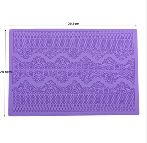 Alfombrilla <span class=keywords><strong>de</strong></span> encaje <span class=keywords><strong>Fondant</strong></span> <span class=keywords><strong>para</strong></span> decoración <span class=keywords><strong>de</strong></span> <span class=keywords><strong>tartas</strong></span>, molde <span class=keywords><strong>de</strong></span> silicona con patrón <span class=keywords><strong>de</strong></span> <span class=keywords><strong>flores</strong></span> <span class=keywords><strong>para</strong></span> decoración <span class=keywords><strong>de</strong></span> pasteles - Product Image 3