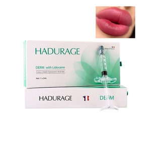 HADURAGE Derm 24mg 2ml Gel Relleno <span class=keywords><strong>de</strong></span> <span class=keywords><strong>Labios</strong></span> Inyectable con Ácido Hialurónico <span class=keywords><strong>para</strong></span> <span class=keywords><strong>Aumento</strong></span> <span class=keywords><strong>de</strong></span> <span class=keywords><strong>Labios</strong></span> y Volumen Facial OEM Marca Privada ISO&CE - Product Image 1