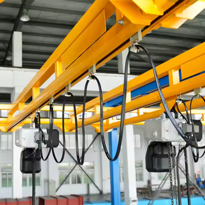 Ergonomic 1000kg 2 tấn linh hoạt chùm monorail miễn phí đứng ánh sáng trên không cầu cẩu hệ thống nhà cung cấp - Product Image 1