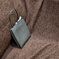 Sacs carrés de luxe légers coréens en gros, sacs à main portables pour femmes avec doubles poignées fines et rondes, idéaux pour le bureau et les voyages d'affaires