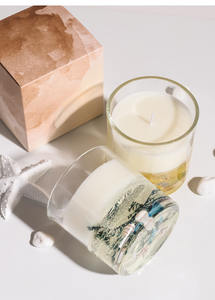 Vela de Cera de Soja Natural con Flores de Coral, Decoración para Floristerías con Temática Oceánica, Difusor de Aromas - Product Image 5