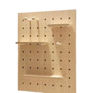 מותאם אישית מוצק עץ קיר מדף תליית לוח לקשט את כניסה בפתח מחיצת מדף אחסון מדף