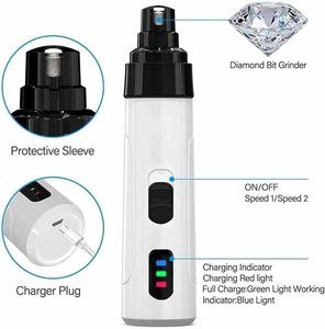 Amoladora de Uñas Recargable para Mascotas con Logotipo Personalizado, Entrega Rápida, Herramientas de Cuidado de Uñas para Perros, Diseño Silencioso - Product Image 2