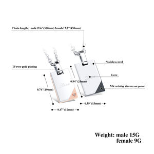 Nuova Collana Artigianale a Forma di Lupo, Gioielli alla Moda per Uomo e Donna, Collana Personalizzabile con Ciondolo - Product Image 2