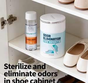 Gel Deodorante e Antimuffa per Armadietti delle Scarpe, Purificante Professionale, Sicuro ed Ecologico, Deodorante e Profumatore per Ambienti - Product Image 2