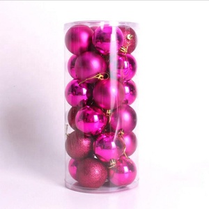 Adornos Navideños Rojos y Dorados Modernos Hechos <span class=keywords><strong>a</strong></span> <span class=keywords><strong>Mano</strong></span> de Alta Calidad, <span class=keywords><strong>Bolas</strong></span> de Plástico Resistentes <span class=keywords><strong>a</strong></span> los Golpes, Impermeables y Ecológicas - Product Image 4