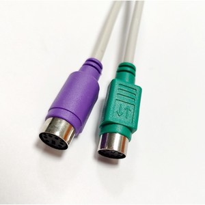 Ps2 To <b>Usb</b> <b>Adapter</b> Cable For Mouse Keyboard Computer Round Port Converter <b>Plug</b> In PVC Material Laptop Usage - Product Image 4
