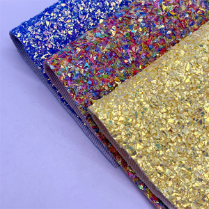 Chunky Glitter Vinyl Faux Cuir pour Sacs à des fins diverses Costumes décoratifs d'extérieur - Product Image 6