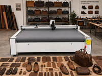 Machine de découpe CNC pour cuir véritable, pour la fabrication de sacs, portefeuilles, sacs à main et bagages