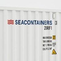 Conteneur frigorifique maritime de 20 pieds, conteneur d'expédition réfrigéré, anti-corrosion salin, pour l'exportation de poissons et de crevettes