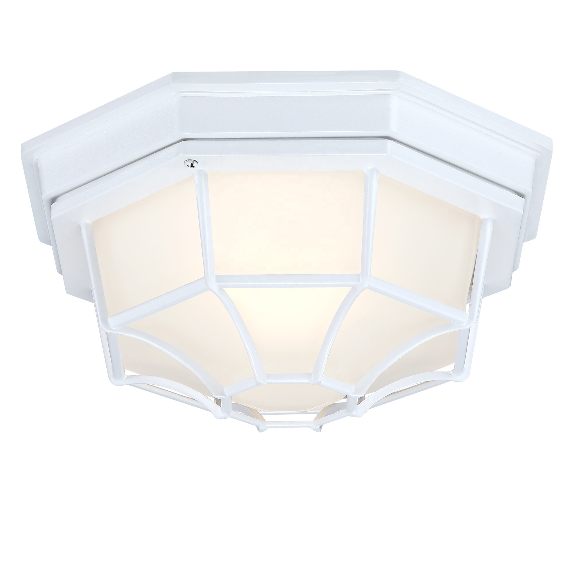 10" Modern LED Flush Mounted Ceiling Lamp for Home Office Corridor Ceiling Lighting Decorative Aluminium Alloy Material