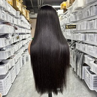 Perruques frontales en dentelle HD 13x6 en cheveux vietnamiens bruts lisses et droits, 100% cheveux humains non traités, vente en gros à prix avantageux