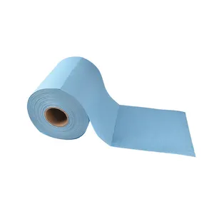 Disposable Lint Free Cleaning Wipe For Industry Dry Heavy Duty Cleaning Roll PP+ Woodpulp Non-woven Wiper