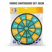 Jeu de fléchettes en tissu 36 cm avec 4 balles souples et sac en filet pour enfants, famille, jeux d'intérieur, personnalisable OEM