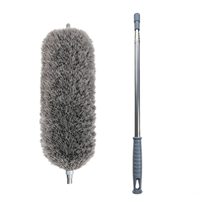 Microfiber Multi-Functional Furniture <b>Cleaning</b> <b>Duster</b> Set Flexible Adjustable Telescopic Handle Replaceable Head for Household - Product Image 6