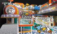 Luckyplay - Software de Juegos para Interiores, Área de Juegos para Niños, Piscina de Pelotas con Tobogán de Plástico con Temática Espacial para Uso Comercial