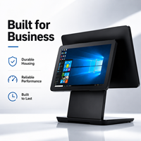 Caja Registradora Personalizada con Sistema Android Windows, Pantalla Dual de 15.6 Pulgadas + 11.6 Pulgadas, Sistema de Punto de Venta con Pantalla Táctil