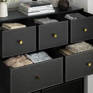 Finely Processed Chest Of Drawers Furniture Storage Drawers Tower 8 Drawer Double Dresser For Bedroom