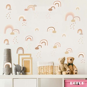 Decalcomanie da parete <span class=keywords><strong>arcobaleno</strong></span> bambini nursery wall sticker home decal peel and stick adesivo da parete rimovibile per soggiorno per bambini - Product Image 2