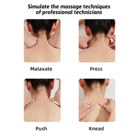 Coussin de massage Shiatsu vibrant 3D à lumière rouge 30W ZL C632H avec compresse chaude pour soulagement de la douleur à domicile, au bureau et en voiture