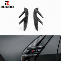 Coques de garniture de garde-boue en carbone sec pour BMW G82 G81 G82 G83 M3 M4, garniture de badge de garde-boue latéral, garniture d'accentuation de garde-boue, marqueur latéral
