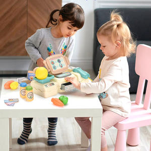 Jeu de caissier, Simulation de supermarché Intelligent, jeu de Simulation, jouets électriques pour enfants, <span class=keywords><strong>caisse</strong></span> <span class=keywords><strong>enregistreuse</strong></span>, ensemble de jouets pour filles, cadeau - Product Image 3