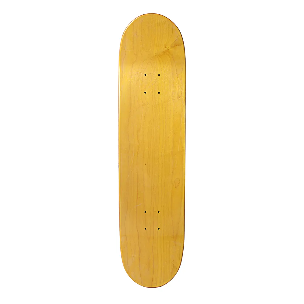 YAFENG, color amarillo, 7 capas, cubierta de arce longboard, 34mm, cubierta de monopatín de madera de arce, cubierta de plástico de 22 pulgadas, monopatín para chico