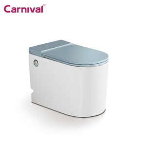 Baño de alta calidad de una pieza Siphonic Wc moderno de cerámica inteligente automático pulso solenoide inodoro - Product Image 5