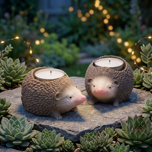 Wholesale UNIMOULD Durable Eco-Friendly 3D DIY Hedgehog Animal Shape Candle silicone molds for decoration - Product Image 1