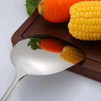 Top vente en acier inoxydable à long manche louche à soupe accessoires de cuisine ustensiles de cuisine outils outil en métal Durable