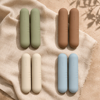 Haltères en silicone Morandi personnalisés en gros, 2/3/4/5 kg/paire, avec poignée antidérapante, pour entraînement à domicile