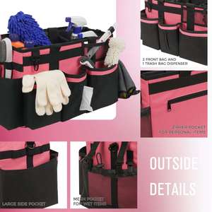Bolsa de Limpieza Profesional para Proveedores de Servicios de Limpieza, Bolsa de Limpieza Portátil de 17 Pulgadas para Personal de Limpieza, Organizador de Limpieza, Bolsa de Detallado - Product Image 4
