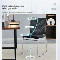 Chaise de réunion confortable, imperméable et multifonctionnelle, idéale pour les salles de conférence et de formation - Vente chaude