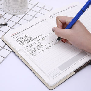 <span class=keywords><strong>2023</strong></span>ที่กำหนดเอง Personalizada โลโก้แม่เหล็กโน้ตบุ๊คหนังวางแผนวาระ - Product Image 3