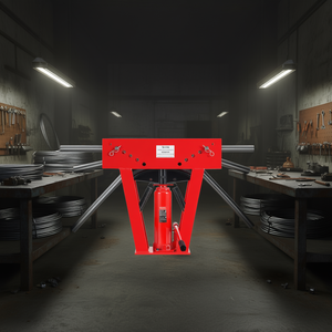 Dobladora de tubos hidráulica manual Vevor de 16 toneladas con 8 matrices para doblar tubos de acero - Product Image 2