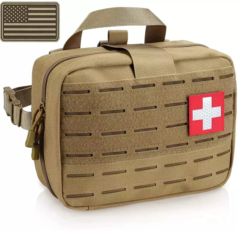 Kit de primeiros socorros para viagem, bolsa tática para trauma, bolsa vazia para socorro, sacola tática de tratamento de emergência, bolsa médica