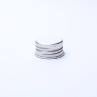 Couvercle en métal argenté noir et doré 28/400 38/400 Couvercle à vis en aluminium pour bocal en verre et bouteille en plastique
