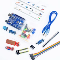 400 Tie-Point Breadboard Starter Kit untuk Arduino R3 ESP32 Raspberry Pi Dengan Kabel Jumper LED Resistor Kapasitor