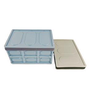 Caja de almacenamiento de plástico personalizada para almacenamiento y mudanza caja contenedora con tapa adjunta - Product Image 4