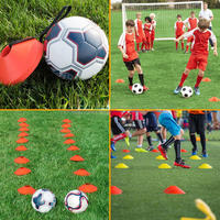 Kerucut Penanda Sepak Bola, Aksesoris Latihan, Kerucut Tahan Tekanan, Set Latihan Kelincahan untuk Aksesoris Sepak Bola