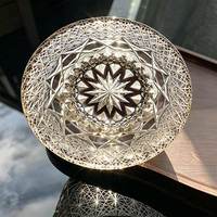 Verre à whisky double couleur rose et violet en cristal de 24 carats, taillé à la main Edo Kiriko, gravé, cadeau pour bar, souvenir de mariage