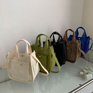 Bolso Bandolera Reciclado de Lona Ajustable para Mujer, Bolso de Hombro Tipo Tote, Bolso Cruzado para Mujer - Product Image 1
