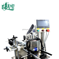 Machine de marquage et d'étiquetage laser haute vitesse 2-en-1 pour ligne de production d'emballage, système de traçabilité anti-contrefaçon
