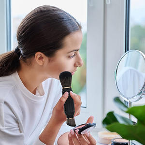 Vente en gros <span class=keywords><strong>de</strong></span> mini pinceaux <span class=keywords><strong>de</strong></span> maquillage <span class=keywords><strong>de</strong></span> voyage en cheveux synthétiques doux Nouveau <span class=keywords><strong>pinceau</strong></span> <span class=keywords><strong>de</strong></span> <span class=keywords><strong>fond</strong></span> <span class=keywords><strong>de</strong></span> <span class=keywords><strong>teint</strong></span> portable à double tête rotative avec manche en plastique - Product Image 2