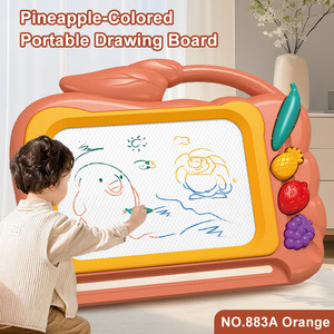 Giocattolo Magnetico Unisex a Forma di <span class=keywords><strong>Ananas</strong></span> Colorato per <span class=keywords><strong>Disegno</strong></span>, Lavagna Magnetica per Bambini, Set Regalo Fai-da-Te - Product Image 3