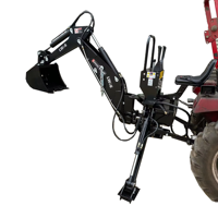 Chargeuse-pelleteuse hydraulique montée sur tracteur à attelage 3 points LW6/LW7/LW8