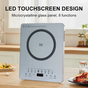 Hiệu quả an toàn trắng Kích thước nhỏ Glass màn hình cảm ứng bếp cảm ứng đung cho lẩu nhà bếp - Product Image 3