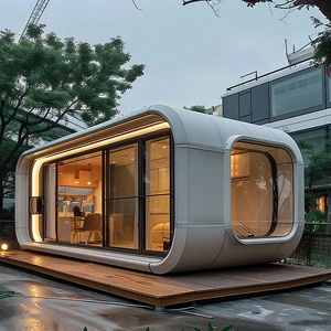 KT-Cabaña de manzana prefabricada para <span class=keywords><strong>casa</strong></span> contenedor de <span class=keywords><strong>tierra</strong></span> sin usar, Villa cápsula para cabina exterior, <span class=keywords><strong>casa</strong></span> contenedor expandible para hotel - Product Image 1