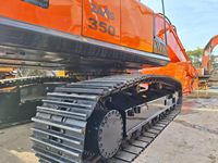 Excavatrice sur chenilles hydraulique Hitachi Zx350 d'occasion, 35 tonnes, moteur Yanmar avec pompe et moteur Hitachi pour la construction
