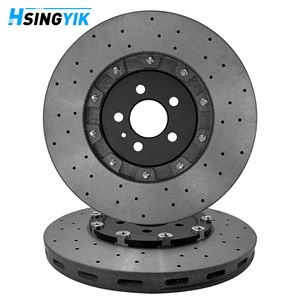 Rotor de disque de frein arrière en céramique de carbone Hsingyik pour <span class=keywords><strong>Audi</strong></span> <span class=keywords><strong>A6</strong></span> C8 A7 RS6 RS7 Q8 RS 4K0615601A 370X30MM - Product Image 2